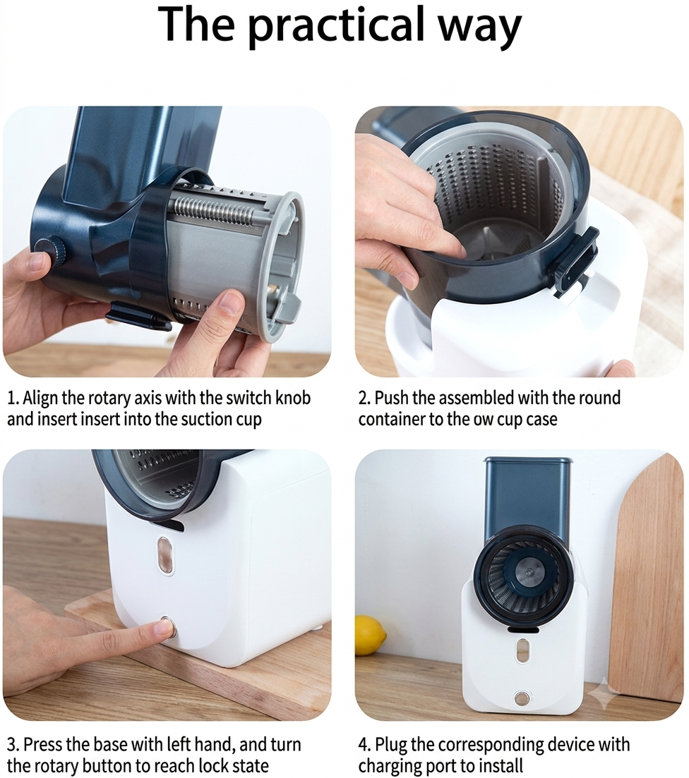Multifunctional Vegetable Pillar Spiral Cutter