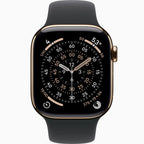 Apple Watch Series 9, GPS + Callular With Stainless Steel / ساعة أبل سيريز 9، مزودة بنظام تحديد المواقع العالمي (GPS) ووظيفة الاتصال، مصنوعة من الفولاذ المقاوم للصدأ.